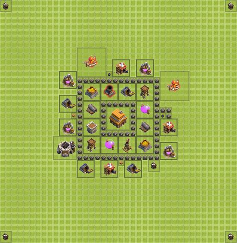 clash of clans municipio livello 4